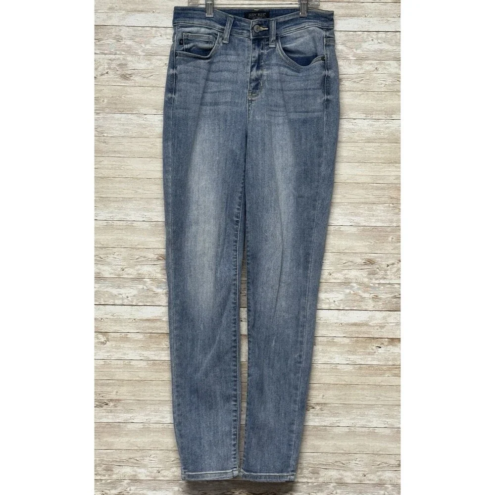 Judy Blue Jeans Womens 3/26 Light Wash Relaxed Fit Stretch Denim JB82336LT